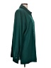 Susan Graver Solid Teal Long Sleeve Blouse Size L - photo 4