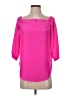 Amanda U. 100% Polyester Solid Pink 3/4 Sleeve Blouse Size XS - photo 1