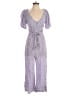 Auguste Hearts Purple Jumpsuit Size 4 - photo 1
