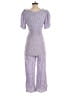 Auguste Hearts Purple Jumpsuit Size 4 - photo 2
