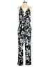 Eight Sixty Graphic Black Jumpsuit Size S - photo 1