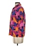 Target 100% Rayon Print Purple Short Sleeve Blouse Size XS - photo 5