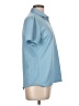 Greg Norman Blue Short Sleeve Blouse Size L - photo 4