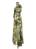 Taylor 100% Polyester Tropical Green Casual Dress Size 2 - photo 5