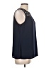 Tacera 100% Polyester Blue Sleeveless Blouse Size L - photo 4