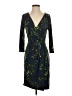 oasis Print Black Cocktail Dress Size S - photo 1
