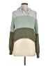 SO Color Block Green Pullover Sweater Size M - photo 1