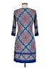 Wisp Print Blue Casual Dress Size 6 (petite) - photo 2