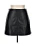 J.Crew 100% Polyester Solid Black Faux Leather Skirt Size 14 - photo 1