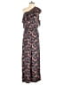 Design Lab Lord & Taylor 100% Polyester Floral Blue Jumpsuit Size XS - photo 1