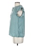 DR2 100% Polyester Teal Sleeveless Blouse Size S - photo 5