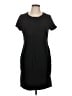 Old Navy Solid Black Casual Dress Size L - photo 1