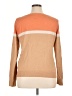 Joe Fresh Color Block Orange Pullover Sweater Size XL - photo 2