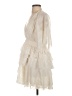 TJD Ivory Cocktail Dress Size S - photo 5