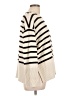 Gap 100% Cotton Stripes Ivory Turtleneck Sweater Size L - photo 4