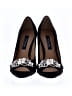 Nina Black Heels Size 8 - photo 2