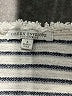 Green Envelope Stripes Silver Short Sleeve T-Shirt Size L - photo 7