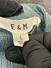 E&M Collection Gray 3/4 Sleeve Blouse Size L - photo 7
