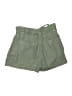 L'Agence 100% Linen Solid Green Shorts Size 24 waist - photo 2