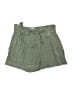 L'Agence 100% Linen Solid Green Shorts Size 24 waist - photo 1