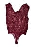 Lulus 100% Polyester Burgundy Bodysuit Size XS - photo 2