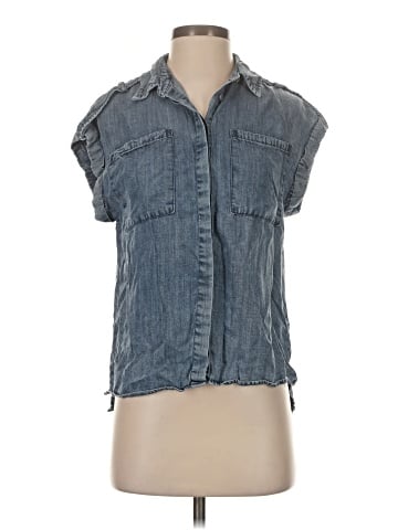 Sugar Lips Sleeveless Button-Down Shirt (view 1)
