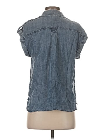 Sugar Lips Sleeveless Button-Down Shirt (view 2)