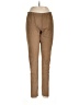 Dots Solid Brown Casual Pants Size L - photo 1