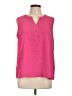 Assorted Brands 100% Polyester Pink Sleeveless Blouse Size L - photo 1