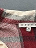 Hyfve 100% Polyester Plaid Burgundy Jacket Size M - photo 6