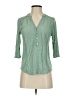 Democracy Green 3/4 Sleeve Blouse Size XS - photo 1