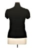 August Silk Black Short Sleeve Top Size XL - photo 2