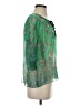 Konrad + Joseph 100% Polyester Green 3/4 Sleeve Blouse Size S - photo 4