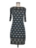 Max Studio Graphic Blue Cocktail Dress Size M - photo 1