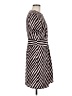 MNG Suit 100% Polyester Stripes Black Casual Dress Size 8 - photo 4