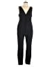Open Edit Solid Black Jumpsuit Size 1X - photo 1