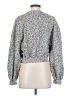 Zara Animal Print Blue Pullover Sweater Size S - photo 2