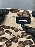 Monrow Animal Print Brown Turtleneck Sweater Size S - photo 7