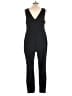 Open Edit Solid Black Jumpsuit Size 1X - photo 2