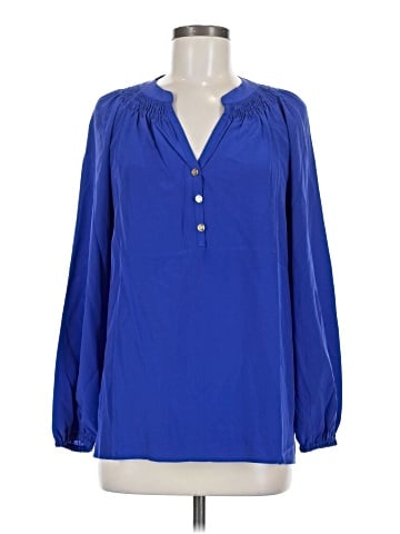 Lilly Pulitzer Long Sleeve Silk Top (view 1)
