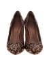 Rachel Roy Animal Print Brown Heels Size 6 - photo 2