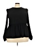 Pomander Place Black Long Sleeve Blouse Size XXL - photo 1