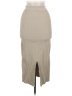 CUTS 100% Nylon Solid Tan Ivory Casual Skirt Size M - photo 2