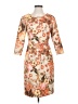 Talbots Print Tan Cocktail Dress Size 2 - photo 1