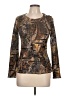 Unbranded Brown Long Sleeve Blouse Size L (estimated) - photo 1