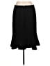Due Per Due Solid Black Formal Skirt Size 12 - photo 2