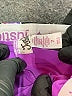 Justice 100% Polyester Print Purple Shorts Size 7 - photo 4