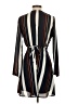 Lush 100% Polyester Stripes Gray Casual Dress Size S - photo 2