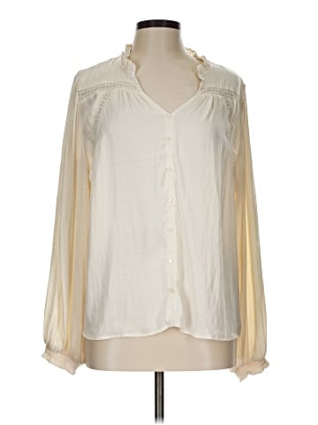 Cupcakes & Cashmere Long Sleeve Blouse (view 1)