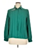 Assorted Brands 100% Polyester Green Long Sleeve Blouse Size 14 - photo 1
